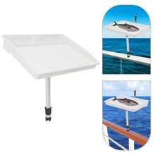 Boat Cutting Board, Bait Cutting Board, Fish Fillet Cutting Table, Fish Cutting Board Rounded Bait Table, Bait Cutting And Fish Processing Workbench, 18.11 * 14.57 Inches - White - View 7