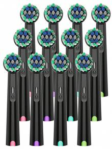 4/12 Count Compatible With OralB Electric Toothbrush Replacement Cross Clean Brush Heads, Toothbrush Head Refills Compatible With Oralb Pro Series Electric Toothbrushes - View 15