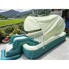 Inflatable Swimming Pool, Sunshade Swimming Pool, Swimming Tub, Foldable Swimming Pool, Wading Pool, Inflatable Ball Pit - C - View 7