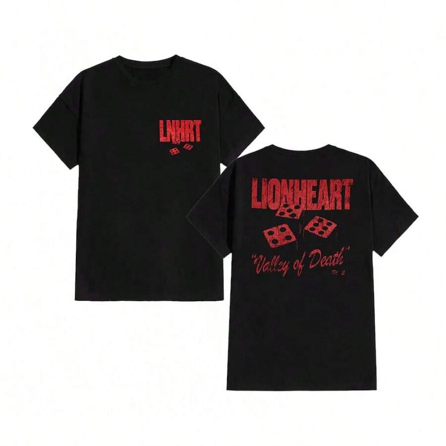 Camiseta de Dados Lionheart - Camiseta de Banda Lionheart - Sudadera con Capucha Lionheart - Sudadera Lionheart - Lionheart Europeo 2026 - Color 1 - Ver 1