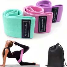 High Elasticity Hip Resistance Band, Suitable For Home Workout, Muscle Strength Training (Unisex), Fitness Accessory - A - View 8