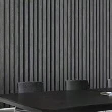 1 Roll Dark Gray Grid Wood Grain Self-Adhesive Wallpaper/Modern Wallpaper/Waterproof Removable/Peel And Stick Wallpaper/Durable/Vinyl Contact Paper/Apartment Decor/Wall Decor/Home Decor/Suitable For Large Area Use/No Residue - Lead Gray Grille - View 12