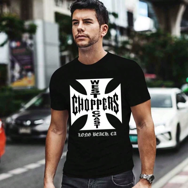 West Coast Choppers Iron Cross - Playera Negra Para Hombre - 黑色 - 查看 1