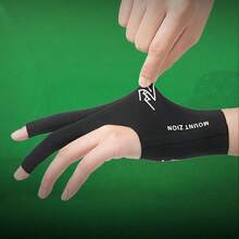 Lightweight Breathable 3-Finger Billiard Glove, Smooth Sweat-Resistant Reduces Friction For Cue Stroke, Unisex Professional Table Tennis Practice And Competition Hand Protection Glove - A - View 6