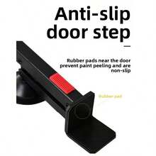 Door Repair Fitting Tool 360° Rotatable Swivel Hands Free Board Lifter - Black - View 7
