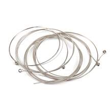 6 Pcs/Set Electric Guitar Strings, Nickel Plated Steel Guitar String Set With High Carbon Steel Core For Electric Guitar Replacement, Practice And Beginner Use - Multicolor - View 4