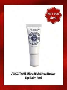 L'Occitane Ultra Nourishing Shea Butter Lip Balm, 10% Shea Butter Repairing Lip Balm 4ml Mini Tube Sample, Melembapkan dan Memperbaiki Bibir Kering dan Pecah-pecah, Pelembap Bibir Mini Portabel - Rasa shea butter - View 2