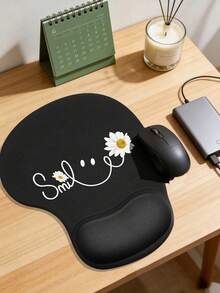 Ergonomic Wrist Rest Mouse Pad With Daisy Design. Includes Ergonomic EVA Wrist Rest, Non-Slip Memory Foam, Comfortable And Smooth Wrist Support, And Skin-Friendly Desktop Pad/Protector. Suitable For Gaming, Office And Home Use. Perfect For Graduation Gifts, Valentine's Day, Mother's Day, Back To School And Spring Gifts. - View 11