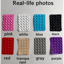 Silicone Single-Sided Suction Cup With Adhesive Backing, Multi-Function Phone Suction Cup, Can Be Attached To Walls, Desktops, Glass, Can Be Used As Phone Holder, Tablet Extension Bracket, Suitable For Car, Leisure, Office - Multiple Styles - View 9