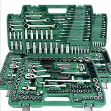 [Multi-Function Tool Set] Multi-Function Combination Hand Tool Set Wrench Set - Comprehensive Solution Tool Box For Automotive Repair - Suitable For Cars, Bicycles And Motorcycles - Multicolor - View 1