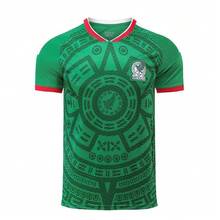 FIFA World Cup Mexico Home & Away Short Sleeve Football Jersey Fan Version Embroidered Logo Team Crest - Green - View 12