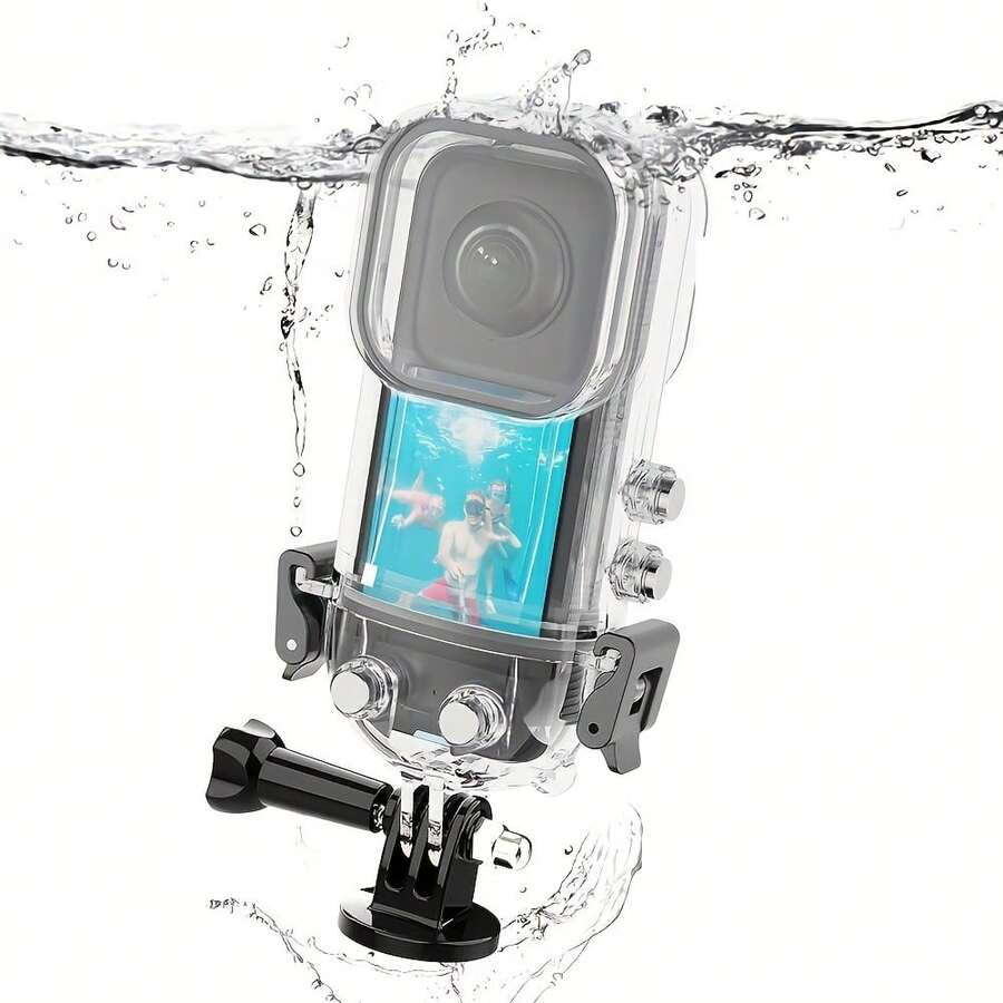 Insta 360 One X3 行動攝影機保護殼 - 潛水保護殼,可承受 164 英尺/50 米深度,包含安裝配件與潛水配件 - 查看 1