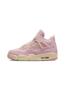 女款 Air Jordan 4 Retro 中筒籃球鞋 IB6716-600 - 粉色 - 查看 1