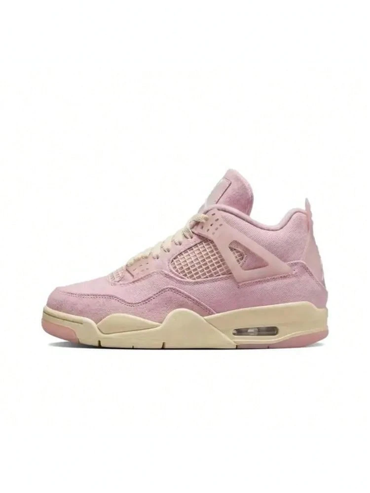 女款 Air Jordan 4 Retro 中筒籃球鞋 IB6716-600 - 粉色 - 查看 1