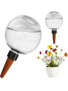 2pcs, Garden Automatic Watering Tool Indoor Drip Irrigation Watering System Potted Flower Plant Waterers 500 ML Capacity Can Be Automatically Watered For About 6 Days - Multicolor - View 2