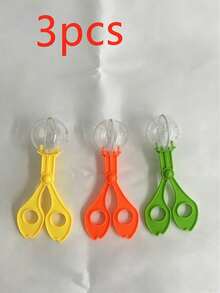 3 piezas Herramientas para capturar insectos de exploración al aire libre, pinza de insectos con cuentas de burbujas de colores, pinza de tijeras, pinza para atrapar insectos - Multicolor - Ver 14