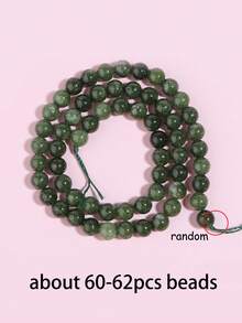 1 String Natural Green Jasper Agate Beads Stone Round Accessories Beads For Girls Jewelry Making Diy Lovers Bracelet 6 8 10mm - Multicolor - View 13