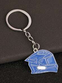 1 pieza Llavero de casco de motocicleta estilo cyberpunk/Regalo de carreras de motocicleta/Regalo creativo para entusiastas de motocicletas. - Multicolor - Ver 4