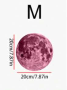 1 pieza Pegatina de luna roja que brilla en la oscuridad, Pegatina de pared de luna que brilla en la oscuridad, Pegatina de PVC de dibujos animados que brilla en la oscuridad, Para decoración de habitación, Pegatina decorativa de luna que brilla en la oscuridad, Pegatina, Pegatina de pared, Pegatina de vinilo, Decoración del hogar, Renueva tu hogar, Pegatina decorativa Rama - Rosa - Ver 8