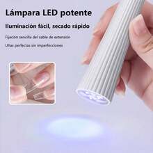 USB LED Hand Nail Lamp – Fast Drying, Portable And Precise - White - View 3