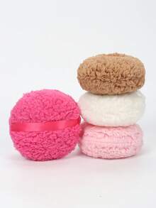 Extra Large Super Soft Velvet Makeup Sponge, Soft Skin-Friendly Face & Body Powder Puff For Large Area Makeup, Loose Powder Makeup Tool - Multicolor - View 1