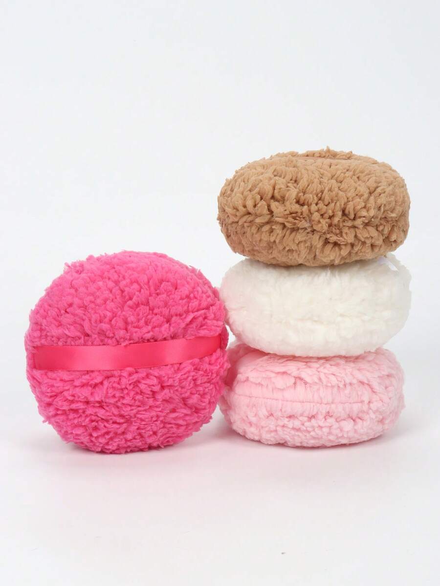 Extra Large Super Soft Velvet Makeup Sponge, Soft Skin-Friendly Face & Body Powder Puff For Large Area Makeup, Loose Powder Makeup Tool - Multicolor - View 1