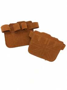 2pcs,Leather Weightlifting Training Gloves, Palm Protection, Women's And Men's Fitness, Gymnastics, Grip Pull Up, Weightlifting Exercise ﻿,Please Note The Size And Dimensions Before Purchasing - Multicolor - View 14