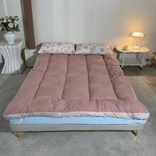 Breathable Comfortable Floor Sleeping Pad, Full Size Soft Foldable Mattress, All-Season Mattress Topper, Suitable For Dorms, Bedrooms, Guest Rooms And RV Camping - Camel - View 1