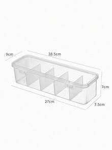 5-Compartment Spice Box & Refrigerator Storage Container - Divided Storage Container, Suitable For Spices, Star Anise, Cinnamon And Dried Chili - Kitchen & Home Use, Flip Lid, Airtight Storage Box - Multicolor - View 12