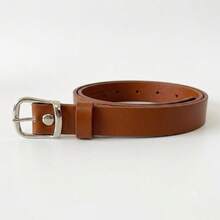 Women's Thin Basic Fashion Belt - Elicelia - 駝色 - 查看 1