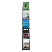 YUNRUX Floor Stand Brochure Stand, 5-Tier Brochure Holder, Foldable Magazine Stand - 1PC - View 1