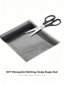 Malla Mosquitera Autoadhesiva Cortable Barrera Duradera Contra Moscas e Insectos Malla Transpirable para Ventanas del Hogar y de RV - Simple - Ver 6
