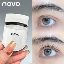 NOVO 1/2pcs Portable Eyelash Curler,Lashes Natural Look,Ultra-Light Eyelash Extension Tool,Natural Long,Making Eyes Appear Larger,Suit For All Eye Shapes,Gift For Women & Girl - Multicolor - View 1
