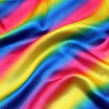 1 pezzo Tessuto per trapuntatura con motivo sfumato arcobaleno - 57x19,68 pollici (145x50 cm) Tessuti in raso morbido per progetti fai-da-te e artigianali, pretagliato per patchwork e artigianato - predefinito - Visualizzare 1