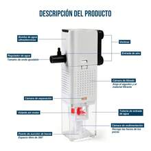 Filtro Interno 1000 L/h Para Pecera/acuario Hasta 350 Litros - Tipo de Enchufe A USA (110-127V) - Ver 11