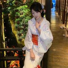 改良浴衣 ワンピース レディース 神楽風 巫女風 和風 和柄 清楚系 写真映え 撮影会 花火大会 夏祭り 和装コーデ レトロガーリー 着物風 イベント衣装 - 着物には,扇子,頭飾り,そしてシンプルな帯(腰帯)が含まれます. - チェックする 6