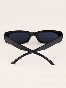 1/10/20 Pairs Vintage Small Rectangular Glasses, Thick Frame Square Party Glasses, Suitable For Women And Men - Black - View 5