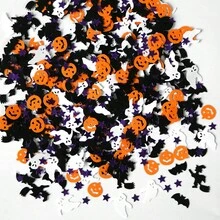 15g/60g Alloween Table Confetti Pumpkin Ghost Bat Star Paper Scatters Halloween Party Table Decorations - Multicolor - View 3
