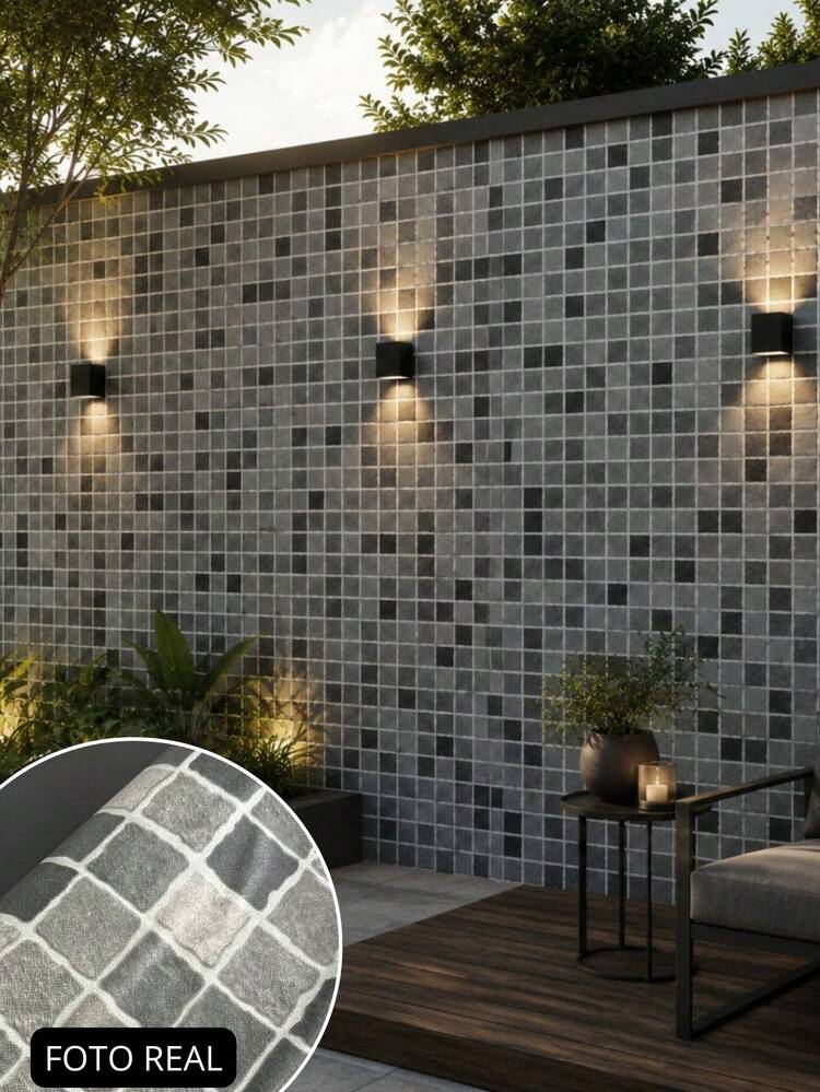 10 Meters Self-Adhesive PVC Wallpaper, Washable, Waterproof, Decorative, For Wall Covering, Furniture, Doors, Wardrobes, Kitchen, Bathroom, Living Room, Bedroom, Office, Renovation, Easy Application - F214 - View 3