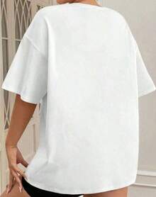 Shirt,  Social Club T-Shirt,  Shirt, Summer Women Clothing - White - View 3