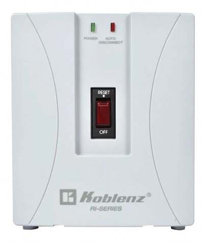 Regulador De Voltaje  Ri-2002 2000va Para Línea Blanca, Refrigeradores, Microondas, Lavadoras 120v Color Blanco