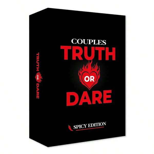 Juego de Cartas Verdad o Reto Edición Picante para Parejas 55 Piezas Adultos 18+ Cartas de Preguntas Coquetas y Románticas Desafío para 2 Jugadores Noche de Cita San Valentín Aniversario Fiesta de Pareja Juego de Conversación Portátil Regalo para Él Ella Esposo Esposa
