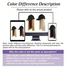 Adjustable Comfortable Growing Straight Baseball Cap Style Wig, Suitable For Women's Daily Use, Sports Style - 彩色 - 查看 7