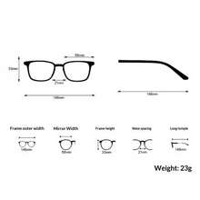 1 Pair Women's Y2K Cool Spicy Ins Style Personalized Half-Frame Metal Plain Lens Glasses - Clear - View 3
