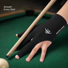 Lightweight Breathable 3-Finger Billiard Glove, Smooth Sweat-Resistant Reduces Friction For Cue Stroke, Unisex Professional Table Tennis Practice And Competition Hand Protection Glove - A - View 3