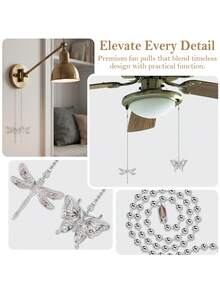 Ceiling Fan Chain - Silver - View 7