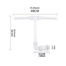 1pc Dual-Head Pool Fountain, Swimming Pool Waterfall Fountain Stand, Pool Water Spray Fountain, Fish Pond Landscape Waterfall Fountain Bracket (With Adapter) - A - View 10