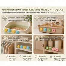 4pcs Cat Litter Box Deodorizer Donuts, Long-Lasting Fresh Pet Fragrance, 4pcs/1pc Cat Litter Box Deodorizer Set - Eliminates Odors, Freshens Air, Provides Long-Lasting Scent For Cat Litter Boxes And Cat Beds, Relieves Cat's Olfactory Discomfort, Easily Purifies Air In Cat Corners, Bathrooms, Closets And Cars, Creates A Cleaner And Healthier Environment, 1pc Can Deodorize, Pet Cat And Dog Supplies - Multicolor - View 7