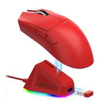 ATTACK SHARK X11 59g Ultra-Light Wireless Gaming Mouse, Termasuk Grip Tape, Dock Pengisian Daya RGB, Mouse PC Nirkabel/Berkabel BT/2.4G, 22000 DPI, 5 Tombol yang Dapat Diprogram - View 15