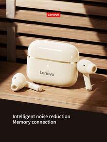 Lenovo 無線藍牙 5.4 真無線入耳式耳機 A 級雙智能降噪 HiFi 立體深低音 低延遲 遊戲音樂通話耳機 Type-C 快充 適用手機平板筆電 - 櫻花白 - 查看 2